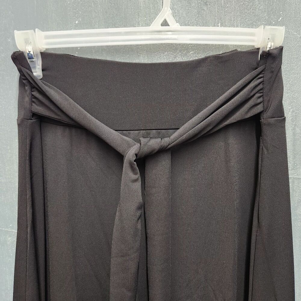 Avon Studio 1886 Black Liquid Knit Maxi Skirt Size Large - Picture 2 of 9